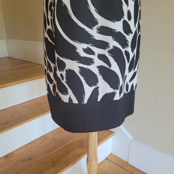 Animal Print Sleeveless Cocktail Sheath Dress By AB Studio.Size 10 - Picture 5 of 11